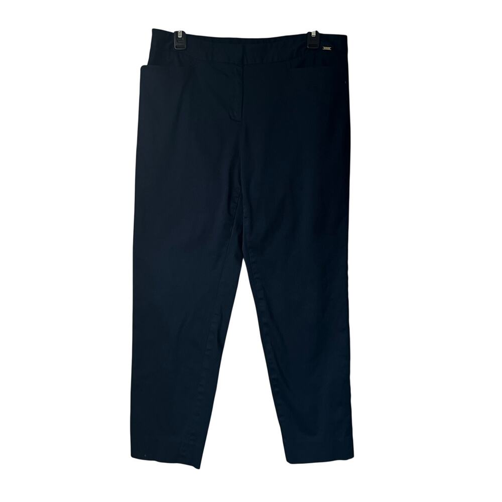 Jones New York Signature Navy Blue Stretch Navy Dress Pants Womens Size 10